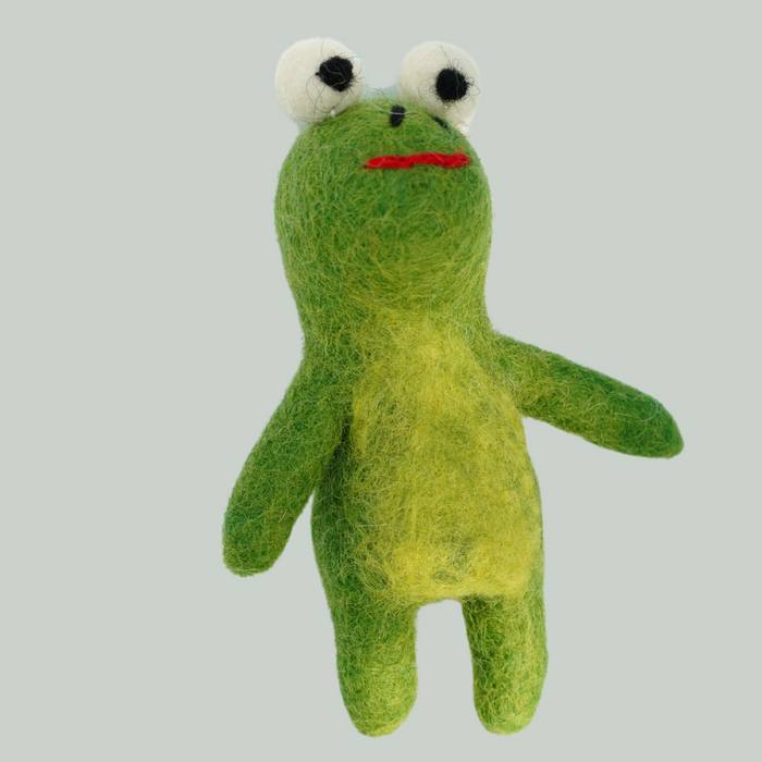 FINGERDUKKE - FILT - KERMIT THE FROG - FRØ