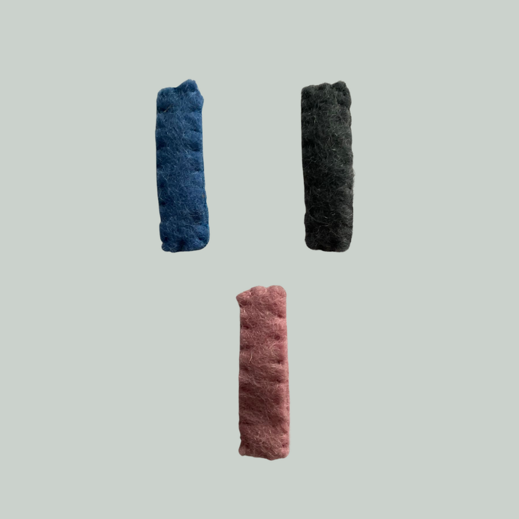 BOGSTAVER - FILT - ALFABET LØSE BOGSTAVER I LYSERØD