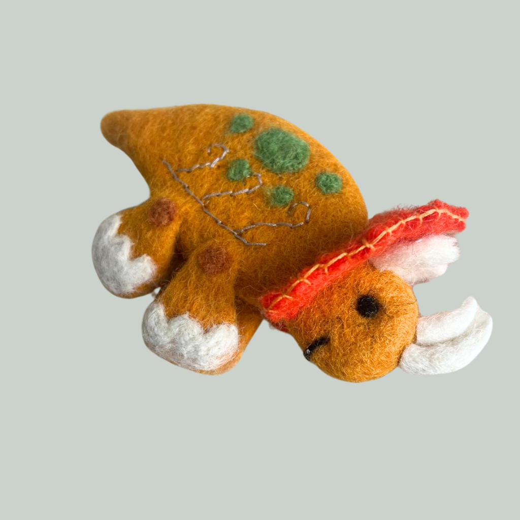 FINGERDUKKE - FILT - TRICERATOPS