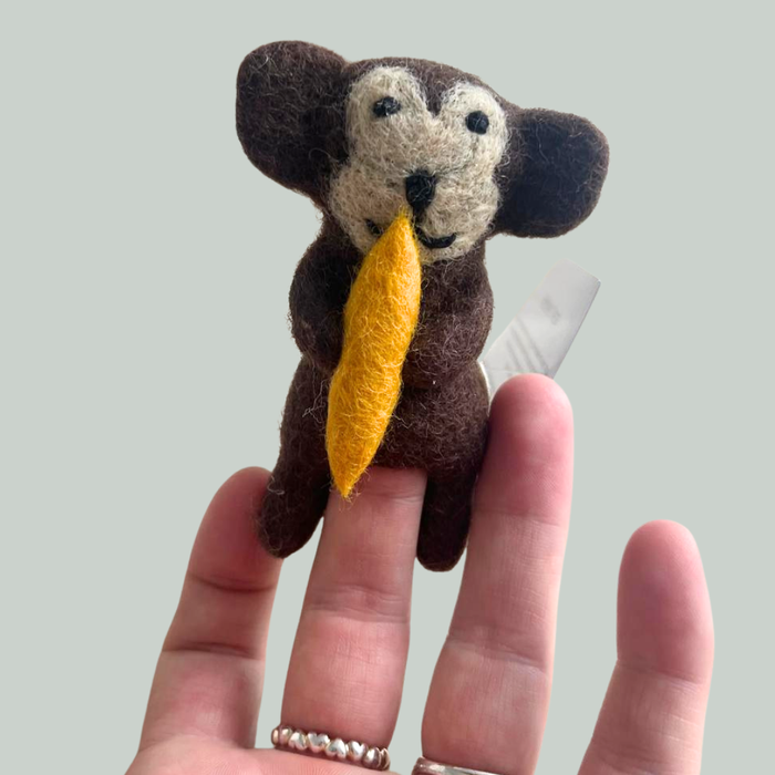 FINGERDUKKE - FILT - ABE